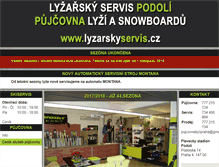 Tablet Screenshot of lyzarskyservis.cz